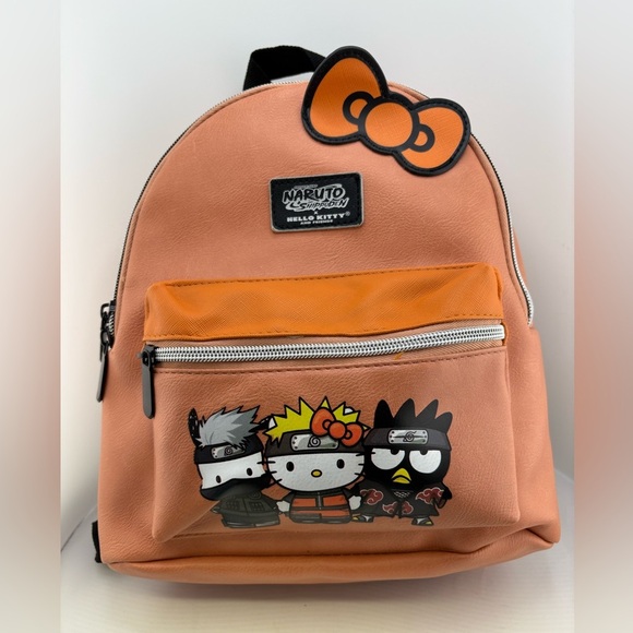 Loungefly Sanrio Hello Kitty x Naruto Shippuden Cosplay Mini Backpack - Picture 2 of 12